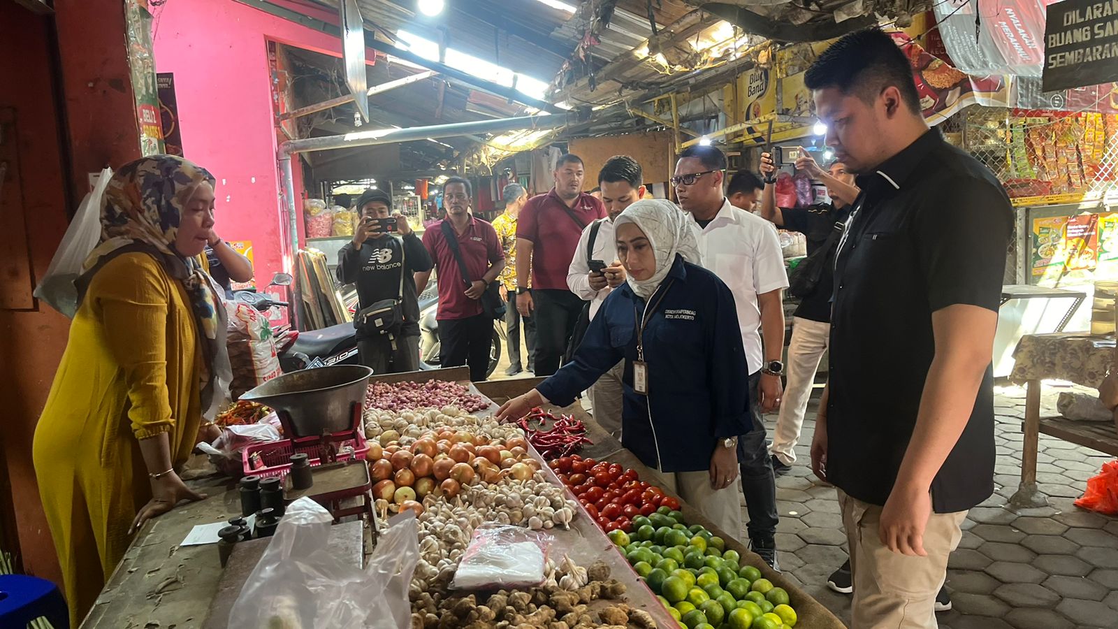 Satgas Pangan Polres Mojokerto Kota Sidak Pasar Pastikan Stok dan Stabilitas Harga Bapokting Jelang Ramadhan